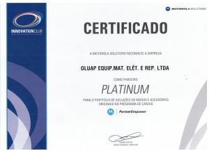 Certificado Revenda Platinum.2014
